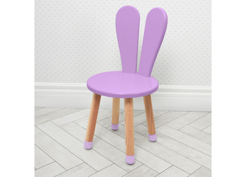 Стільчик ARINWOOD Зайчик Фіолетовий Кругле сидіння 04-2VIOLET-ROUND